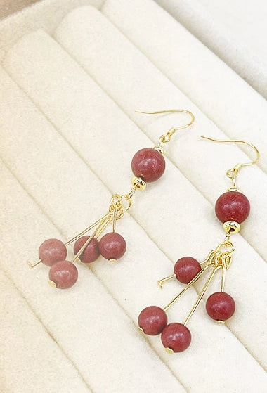 Lady Huarui Vintage Herbal Earrings