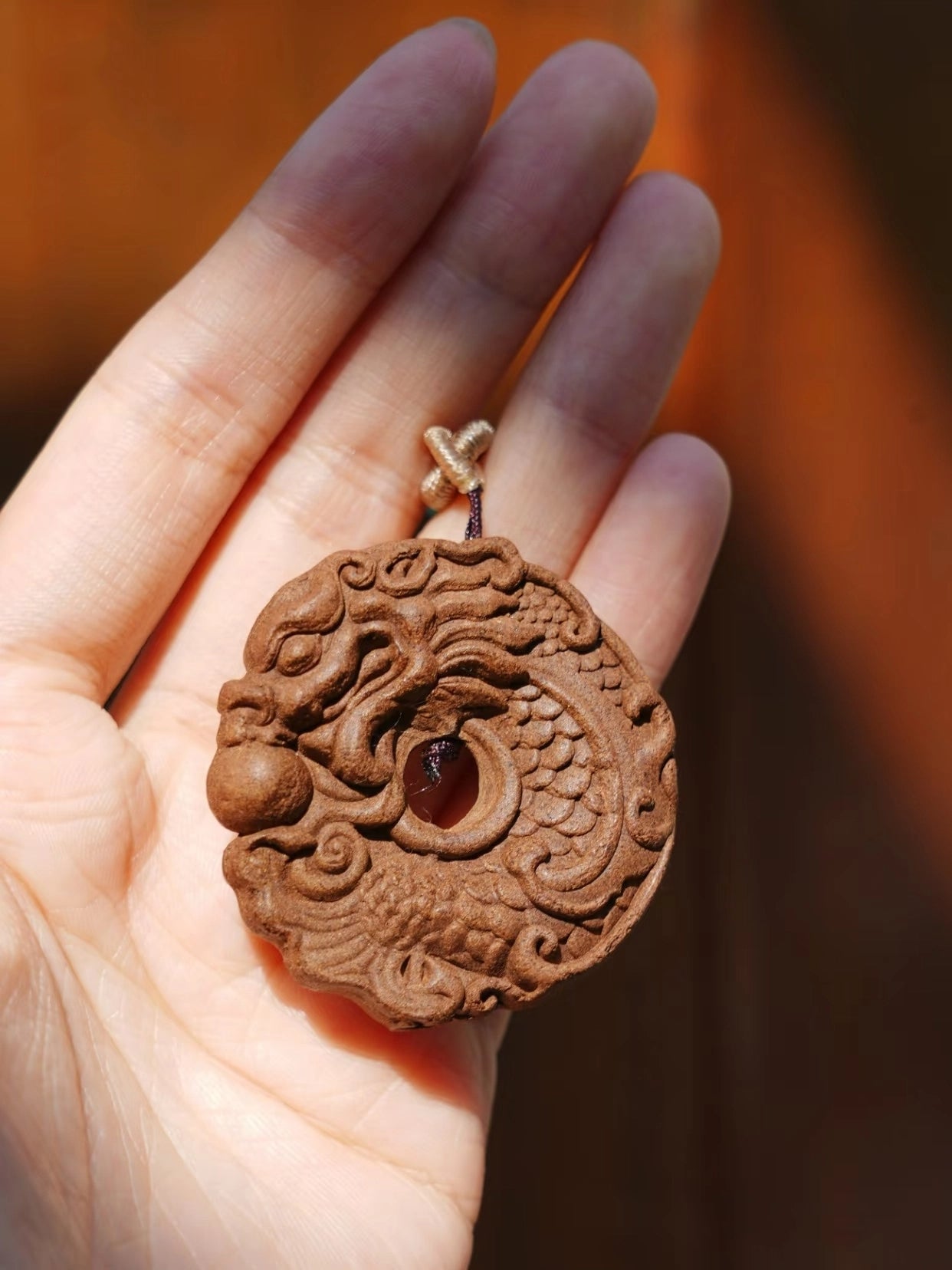 Incense Scent Plaque Pendant