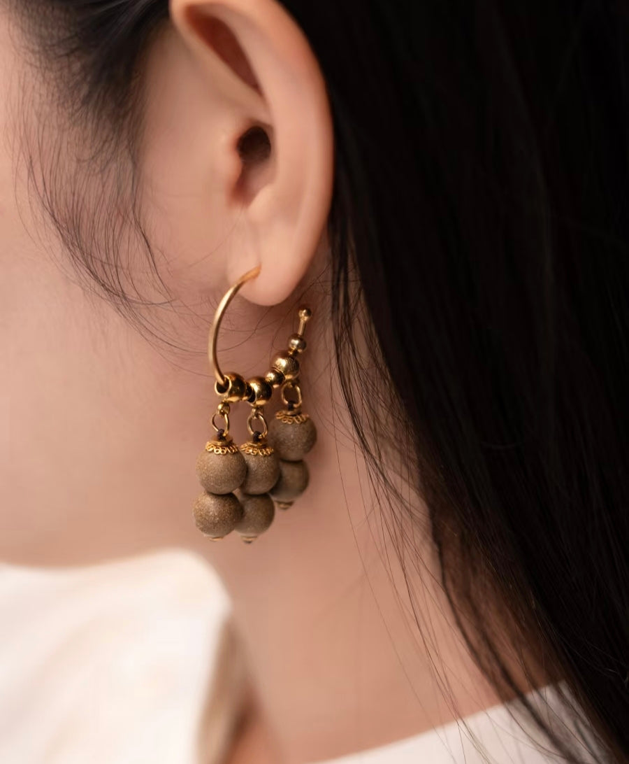 Incense Bead Earrings & Necklaces