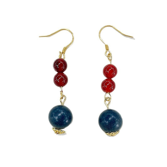 Jade Dragon Herbal Aroma Earrings